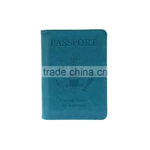 Hot Sale Leather Cover For Passport Business Card Holder thumbnail-2