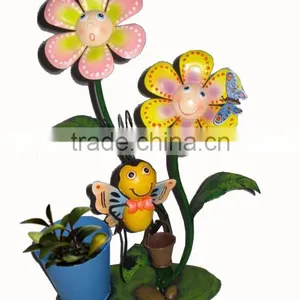 YS10115 Metal Butterfly Shaped Plants Pot Made in Xiamen With Size 35.5X17X50CM thumbnail-1