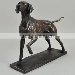 Home Decoration Animal Life Size Metal Dog Bronze Sculptures thumbnail-1