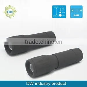 Black Mini Plastic Led Flashlights thumbnail-1