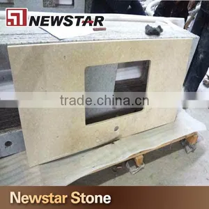 Newstar Top Quality Galala Beige Marble Polished Flooring Tile thumbnail-5
