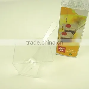 Plastic Transparent Fork thumbnail-1