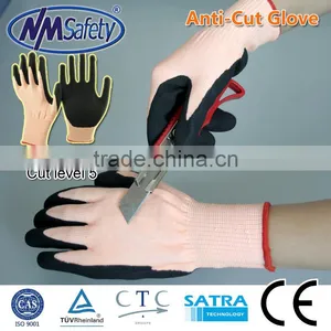 NMSAFETY Sample Free pu Coated Cut Resistant Glove/cut Proof Gloves/anti Cutting Gloves thumbnail-1