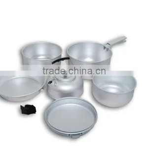 Anodized Camping Cookware Set For 4-5 Person thumbnail-1