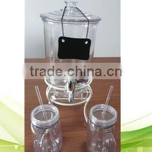 Hot Selling Transparent Beverage Dispenser Set thumbnail-1