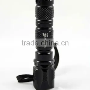 UniqueFire Aluminum Cree Q5 Police Flashlight With Rechargeable/AA Battery thumbnail-1