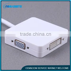 Mini DP DisplayPort To VGA DVI Cable Adapter Converter thumbnail-2