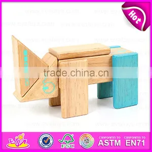 Hot Sale Non Toxic Wooden Robot Toy for Kids,DIY Children Wooden Robot Toy With Very Cheap Price W03B043 thumbnail-6