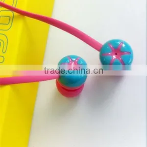 Flat Wire Typpe Stereo Earphone SUPER BASS MP3 MP4 Headphone Earphone thumbnail-1