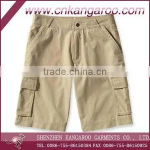 Mens 100%cotton Cargo Short thumbnail-1