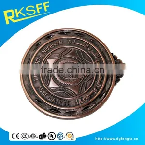 Hot Sale Manufacturer Purple Bronze Plate Football Medal thumbnail-5
