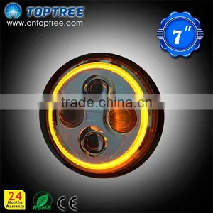 SAT DOT ECE Approved 7inch Led Round Head Lamp for Jeep Wrangler thumbnail-5