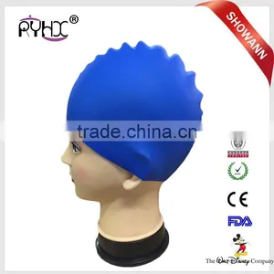 Customized Silicone Material Custom Printed Swimming Cap Wholesale thumbnail-1