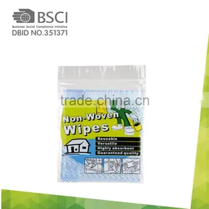 Biodegradable Fabrics/ Eco-friendly Spunlace Nonwoven Multi Purpose Clothing Wipes thumbnail-2