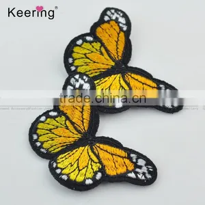 Hot Sale Lifelike Butterfly Embroidery Textile Patch for Garment Accessory thumbnail-3