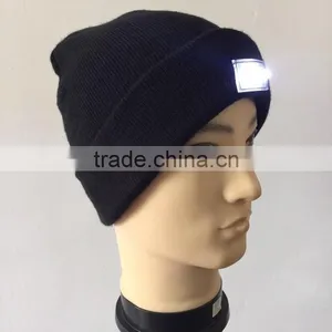 Winter Warm Led Light Beanie Hats Caps Cheap Price thumbnail-2