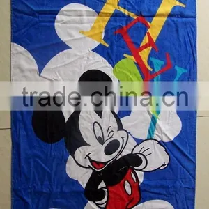 Factory Made 100% Cotton Printing Beach Towel Custom Polyester Towel thumbnail-1