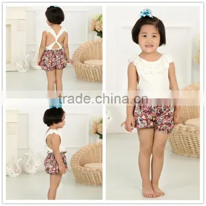 Lace Petti Romper Toddlers Fashion Jumpsuit Newborn Baby Clothes thumbnail-4