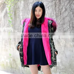 CX-G-P-11A 2017 Latest New Design Women Fashion Chinchilla Fur Coat, Faux Fur Coat,New Style Fur Jacket thumbnail-1