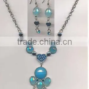 Fashion Jewelry,Fashion Jewellery,Crystal Stone Necklace,acrylic Stone Jewelry Set,New Style Jewelry,New Design Jewelry,Natural thumbnail-1