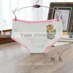 Cheap Custom Factory Promotional Mature Women Underpants Cartoon Briefs thumbnail-4