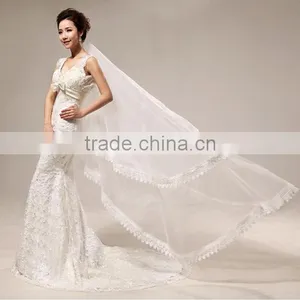 Guangzhou Mermaid Wedding Dresses With Lace and Bead Back Fishtail thumbnail-4