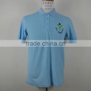 Custom Mens Cotton Zipper Collar Polo Shirt thumbnail-4