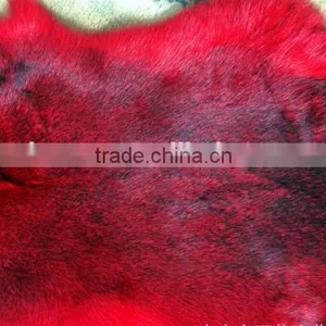Manufacturers Spot the Origin of Decorative Fur Dyeing Imported Rabbit Skin Low-cost High-quality Wholesale thumbnail-5