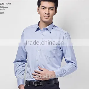 Mens Slim Fit Dress Long Sleeve Handsome Guy Dress Shirts thumbnail-1