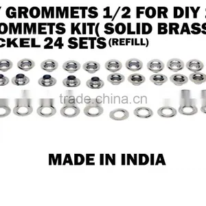 Solid Brass Grommets Kit for Leather thumbnail-2