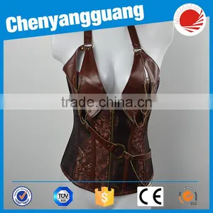 CYG-New Design Hot Selling M Steampunk Corset Bronze Dress thumbnail-1