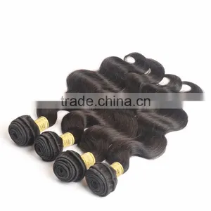 2016 Body Wave Raw Indian Temple Hair 12 14 16 18 Virgin Indian Hair thumbnail-3