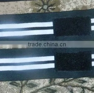 Customize Wrist Wraps/ Gym Wrist Wraps/Crossfit Weight Lifting Wrist Wraps Black With White Lines thumbnail-1