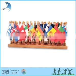 Chilren Early Learning Montessori Chinese Cheap Flags Game Play Flag Europe Flag thumbnail-1