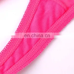 2015 Latest Young Sweet Girl Breathable Lace g String Pics thumbnail-4