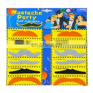 Different Colors and Shapes Fake Mustache Fake Beard for Party MH2063 thumbnail-1
