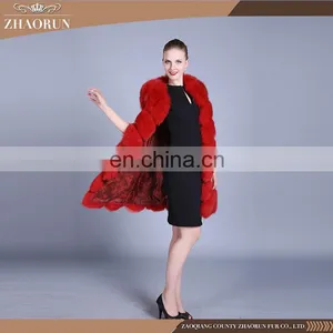 Buy Wholesale From China 1 Kg Red Fox Fur Vest Plus Size Furs Coats thumbnail-1