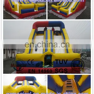 Inflatable Dry Double Lane Stair Slide for Sale thumbnail-3