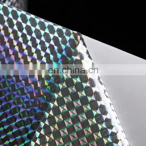 PCV Silver Three-dimensional Laser Stickers/water Glue Roll Self-adhesive Sticker thumbnail-4