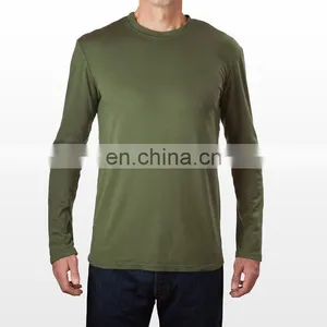 Bamboo/rayon/viscose Blend Long Sleeves Men's T-shirt thumbnail-1