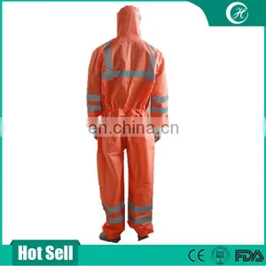 Factory Wholesale Reflective Safety Workwear Disposable Coverall thumbnail-3
