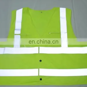 Security Guard Reflective Vest Reflective Safety Fluorescence Green Reflecting Vest thumbnail-5