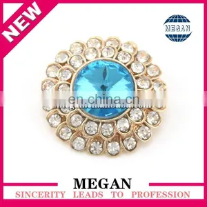 Wholesale Crystal Rhinestone Button for Hair Accessory thumbnail-3