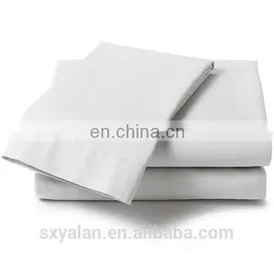 100% Cotton Hotel Linen Plain Flat Sheet thumbnail-2