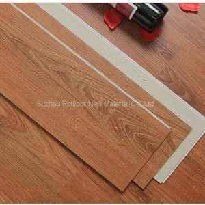 SPC Floor Plastic Flooring Sheet Tiles Slotted Click Lock 3.5mm Thickness 0.7mm Wear Layer thumbnail-1