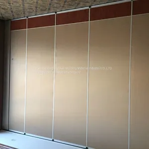 Mobile Wood Folding Sliding Modular Operable Soundproof Movable Partition Walls thumbnail-4