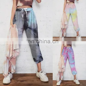 LAITE TR2021 Women Plus Size Pants Ladies Tie Dyed Trousers Women's Trousers thumbnail-3
