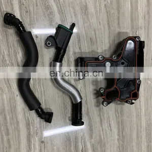 Oil Separator Crankcase Breather Vent Valve & Hose Pipe For Audi VW Beetle Jetta Passat OEM 06H103495B, 06H103495 thumbnail-2