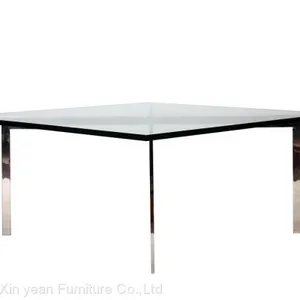 Barcelona Mies Van Der Rohe Coffee Table 12mm Tempered Glass thumbnail-2