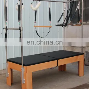 Wood Pilates Reformer Machine Cadillac Reformer With Full Trapeze SNP11 thumbnail-4